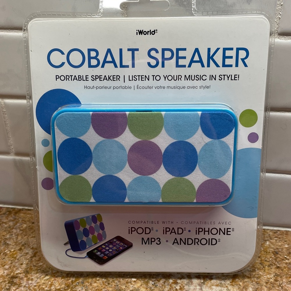Cobalt Speaker - Blue, Green, and Purple